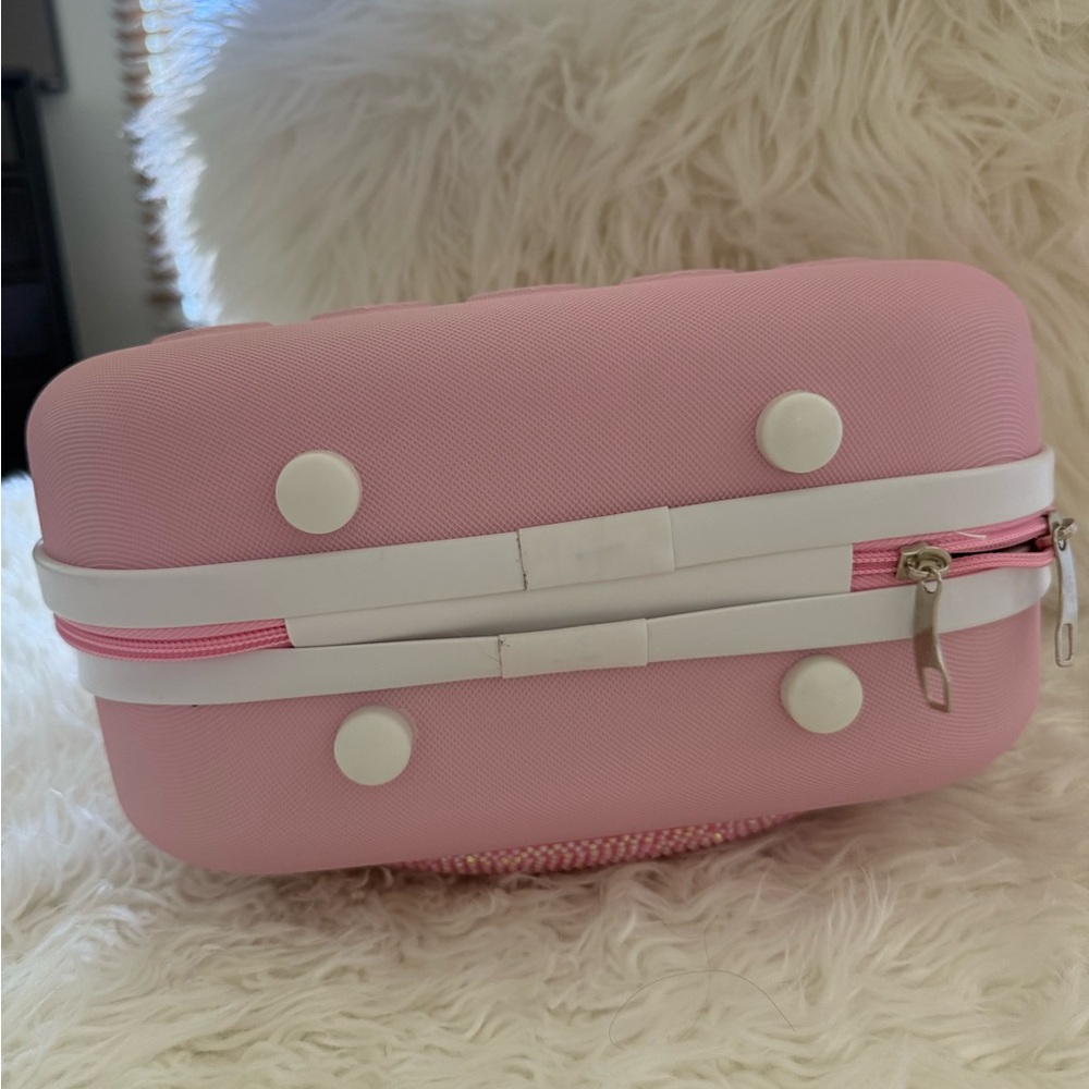 Hello Kitty Pink Rhinestone Handbag/Make up case - Picture 6 of 11